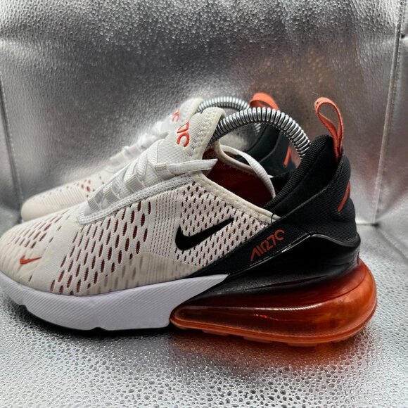 Size 8 Nike‎ Air Max 270 White Mantra Orange Womens Running Shoes DZ4439-100 - Picture 6 of 9